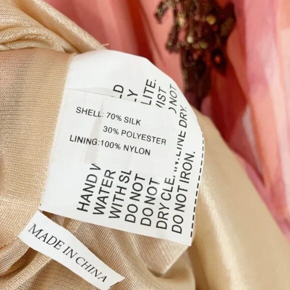 Mandalay Evening Cocktail Silk Midi Dress Size 4 NWT - Picture 7 of 8